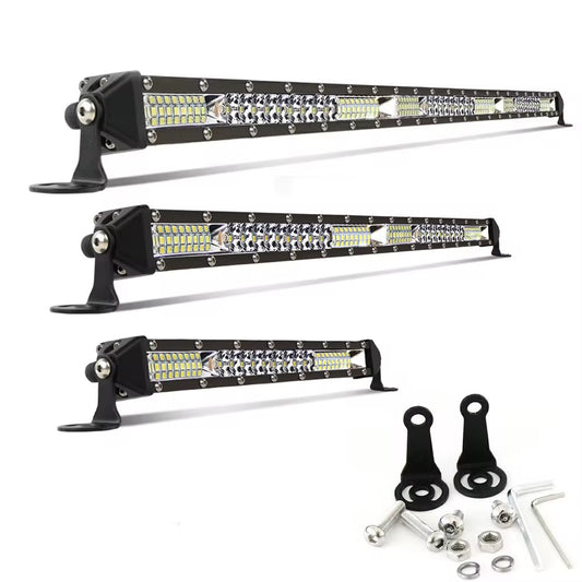 Led Bar Auto/ATV/Utilaj SLIM 30-100,270- 600w ,rezistent la praf,ploaie si socuri.Spot & Flood Combo Beam