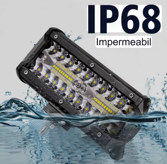 Set 2 Proiectoare Led Auto, 120W/12V-24V, Combo si Spot . IP68