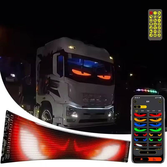 Panou flexibil afisaj Matrix led ,595x120mm, devil eyes, ochi camion,nume