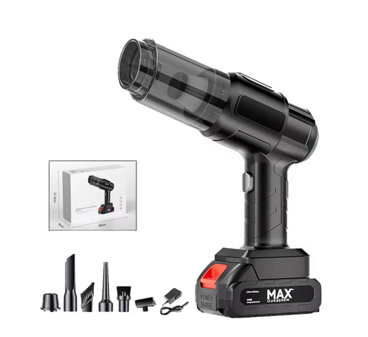 Aspirator Portabil 4 în 1 cu Funcție de Suflare – Ideal pentru Mașină, Casă, Birou și Animale | Baterie Reîncărcabilă & Detasabilă