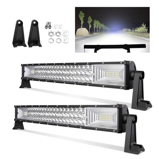Led Bar Auto 50-100 cm,270- 600w ,OffRoad,rezistent la praf,ploaie si socuri.Spot & Flood Combo Beam