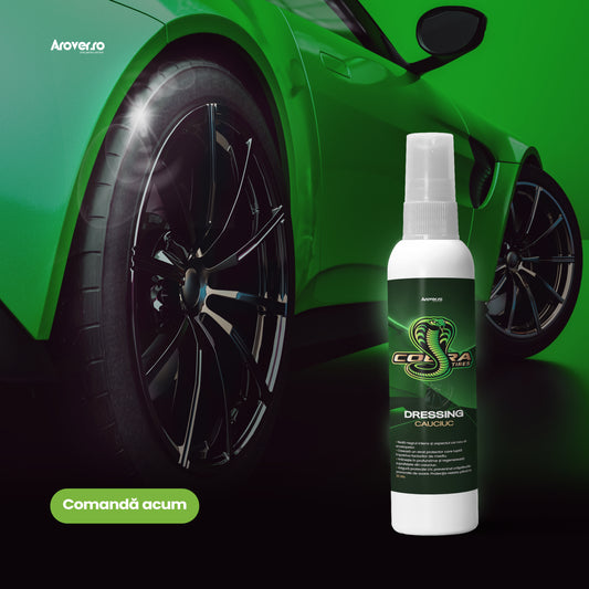 Dressing Profesional Cobra Tires pentru Anvelope și Plastic Auto + Burete Aplicator