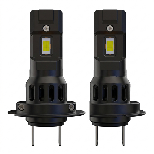 Set 2 becuri LED auto 6000K, 12V, fără polaritate, IP68, compatibile H1 H4 H7 H11 HB3 HB4 9012 - Compatibile 1:1