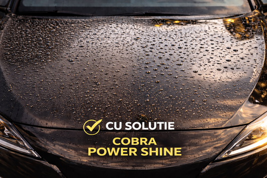 Cobra Power Shine – Ceară Lichidă Auto pentru Luciu Intens și Protecție Caroserie | Quick Wax – 1L