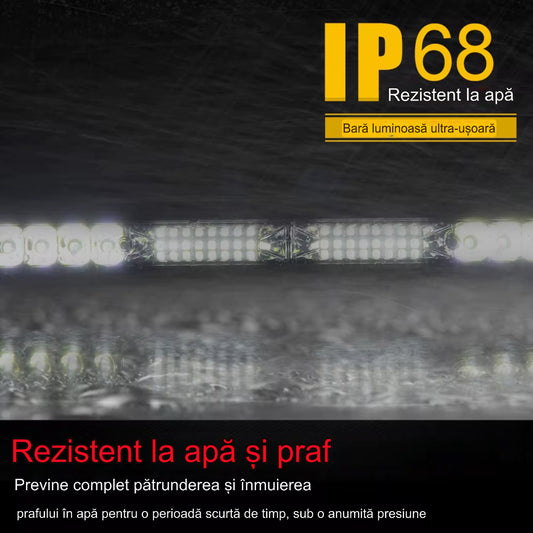 Led Bar Auto/ATV/Utilaj SLIM 30-100,270- 600w ,rezistent la praf,ploaie si socuri.Spot & Flood Combo Beam