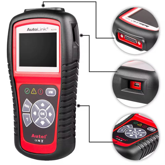 Tester diagnoza auto, Autel AL619, OBD2, ABS/SRS, TFT color, 50x60cm,Actualizare pe viata