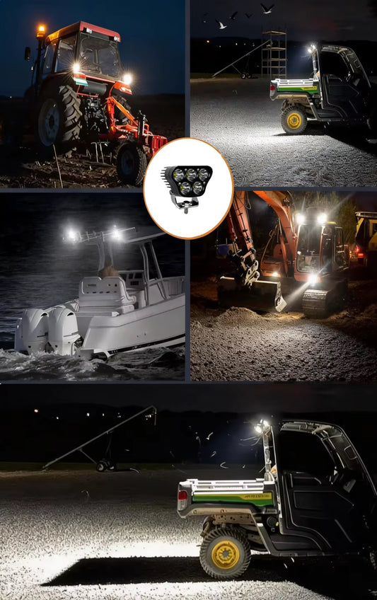 Proiector LED Universal 12V–24V LED de Înaltă Putere model Arover