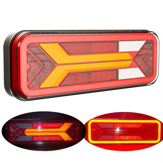 Set 2 Lămpi Spate LED Universale 12V–24V – Stop, Frână, Semnalizare și Poziție, Protecție IP67