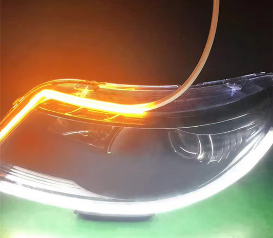 Lumini de Zi DRL cu Semnalizare Dinamică – Set 2 Benzi LED Ultra-Slim