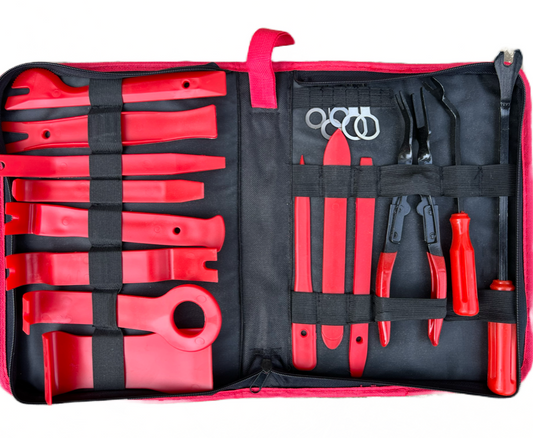 Set pentru demontare interior auto 19 piese