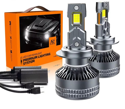 Set 2 Becuri Led Arover C68,Model 2026 , Canbus, 380w, 23.000lm, alb 6000k, compatibil H1, H4, H7, H11.