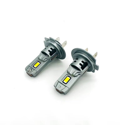 Set 2 Becuri Led K7 1 la 1  ,Canbus,Fara polaritate 100w, 10.000lm, alb 6000k, IP68, compatibil H1, H4, H7, H11,HB3,HB4,9012