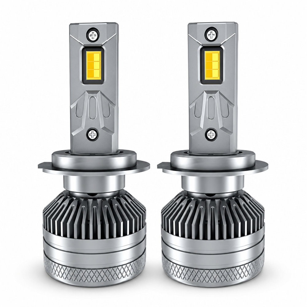 Set 2 Becuri Led Premium cu aplicatie ,210 w ,27000lm,alb,galben (3000,4300 si 6000k)